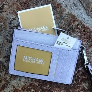 Michael Kors Jet Set Coin Purse “Lavender Mist” *RARE Discontinued color* *NWT*